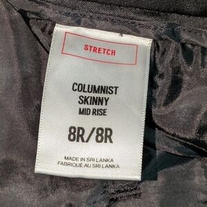 Express Brand. Columnist Skinny Mid Rise. Size 8 Regular Stretch Dress Pants